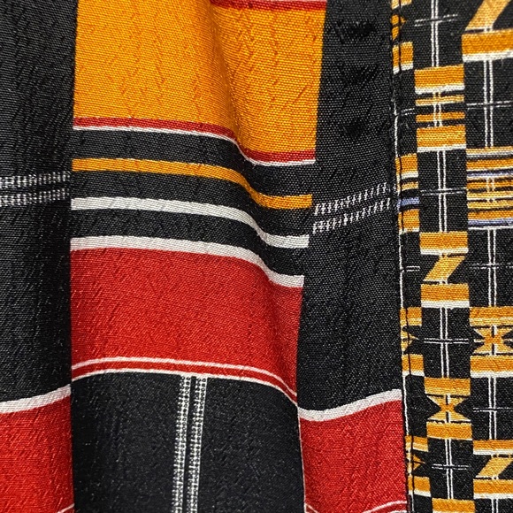 We Be Bop Vintage Colorful Geometric Patterned Cardigan and under top size 1X - Picture 10 of 16